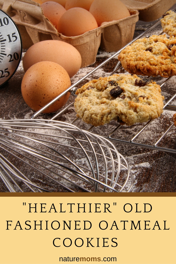 Healthier Old Fashioned Oatmeal Cookies