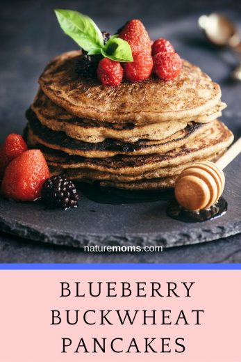 Blueberry Buckwheat Pancakes