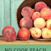 No Cook Peach Cobbler