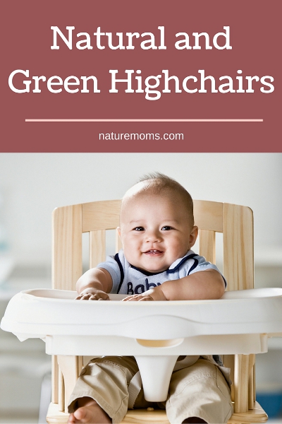 Natural and Green Highchairs pin