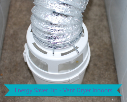 Energy Saver Tip – Vent Dryer Indoors