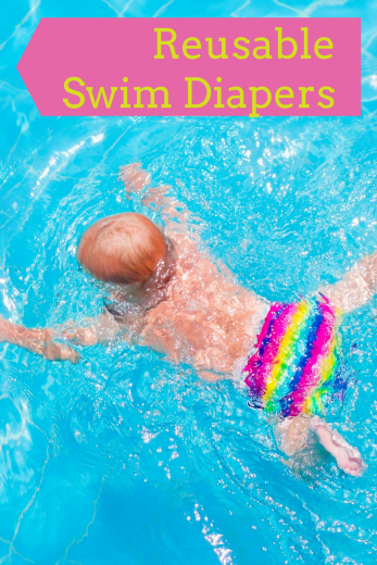 Reusable Swim Diapers for Green Tots and Babies