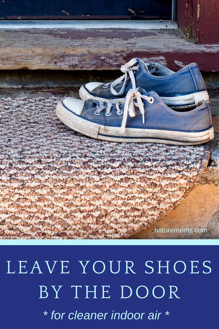 leave shoes by door cleaner indoor air