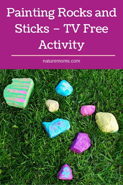 Painting Rocks and Sticks TV Free Activity