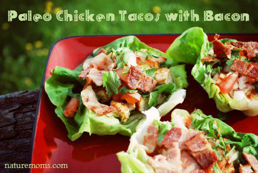 Paleo / Primal Chicken Tacos with Bacon