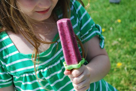 Nourishing Coconut Berry Smoothies and Popsicles