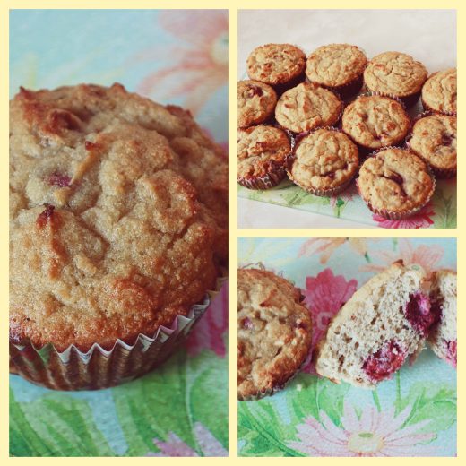 Primal Coconut Raspberry Muffins