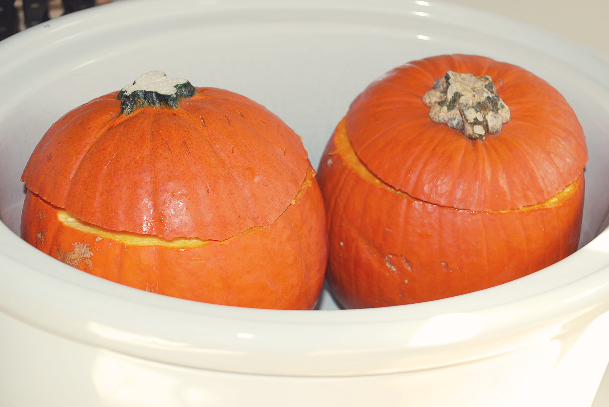 Slow Cooker Pumpkins for Puree