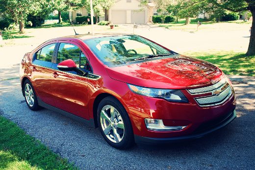 Test Driving the Chevy Volt Electric Car