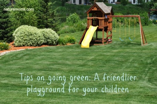 Greener playground playsets for the home