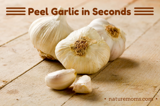 peel garlic  in seconds