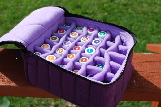 Essential Oil Carrier Case  - Purple