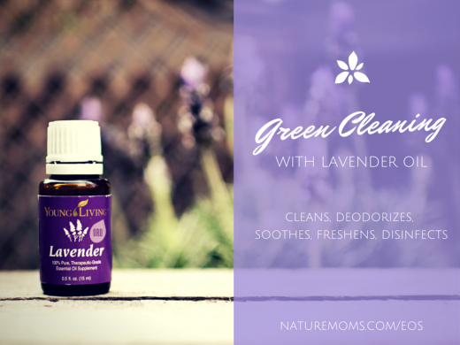 Green Cleaning with Lavender Oil - naturemoms.com/eos