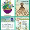 26 Nature Inspired Adult Coloring Books