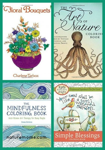 26 Nature Inspired Adult Coloring Books