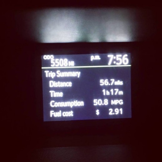 prius fuel economy