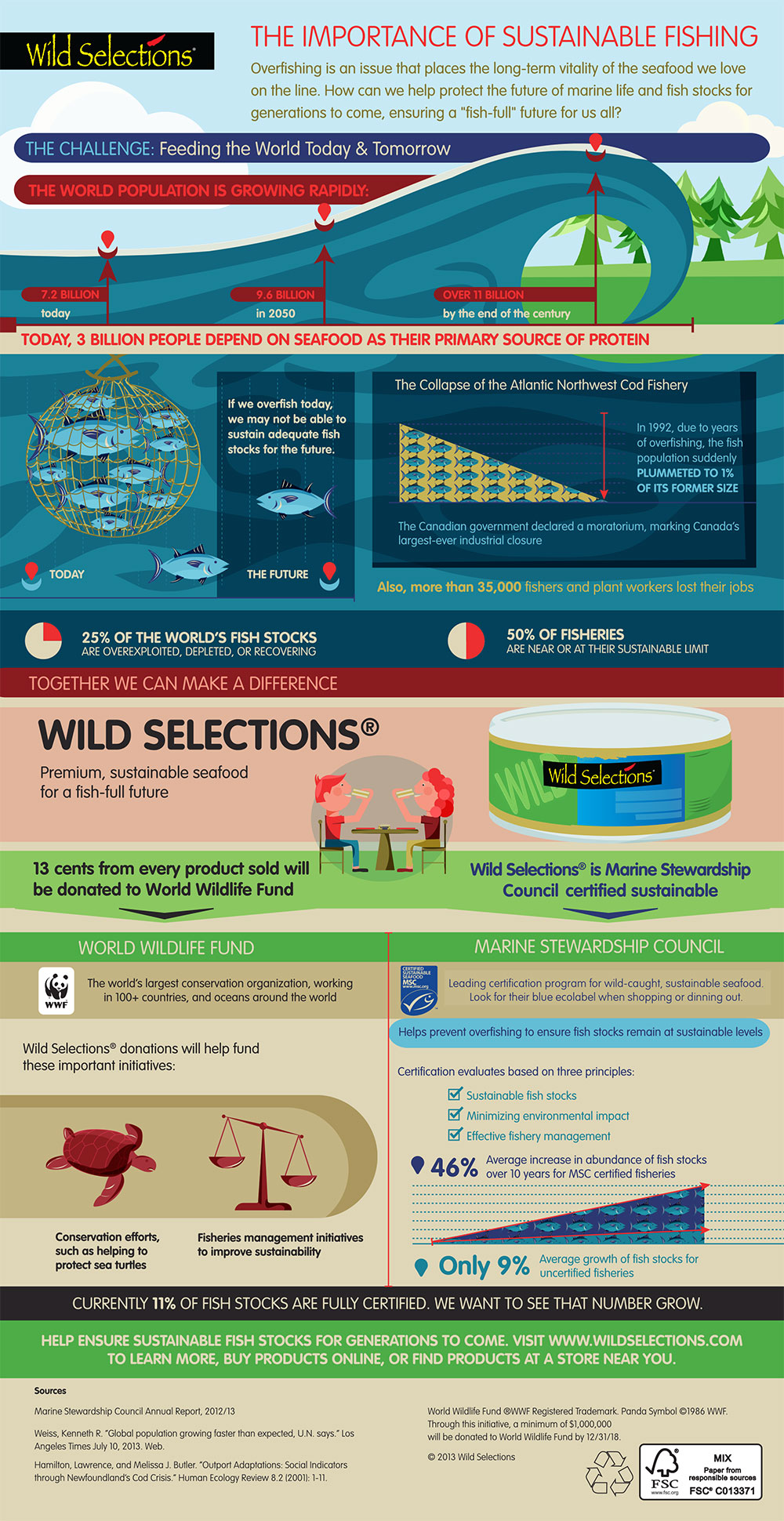 sustainable seafood infographic