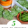 5 Ways To Preserve and Store Produce