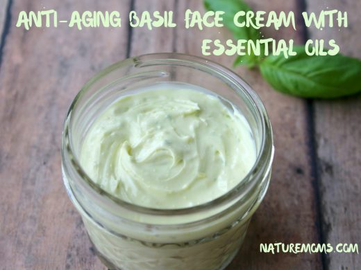 Anti-Aging Basil Face Cream with Essential Oils