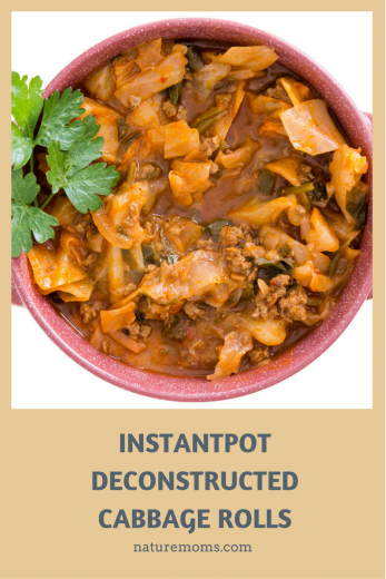 Instant Pot Deconstructed Cabbage Rolls