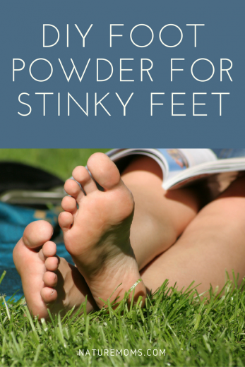 DIY Foot Powder for Stinky Feet