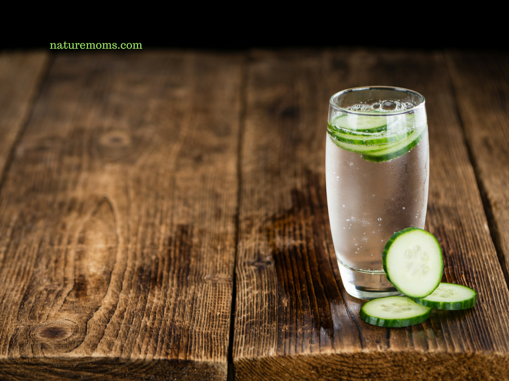 cucumber water for your home spa shower