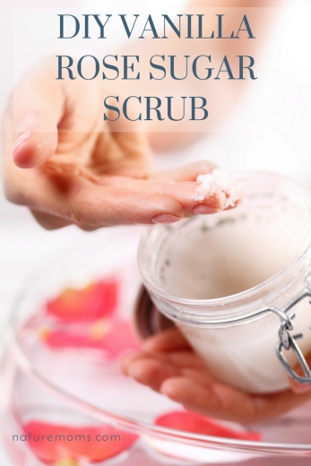 DIY Vanilla Rose Sugar Scrub