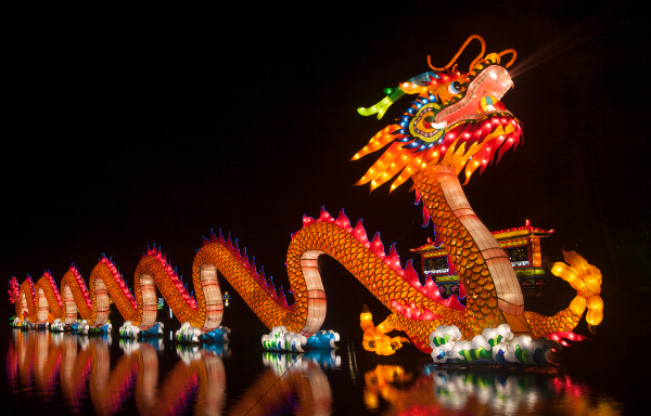 chinese dragon festival in china