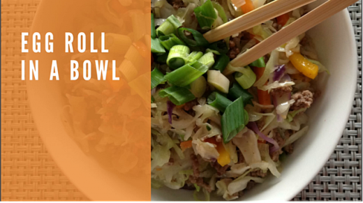 Easy Eggroll in a Bowl for Keto, Paleo, and Whole 30