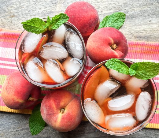 Instant Pot Ginger Peach Iced Tea