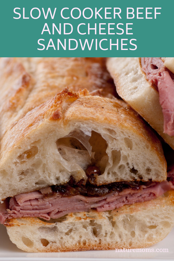 Slow Cooker Beef and Cheese Sandwiches